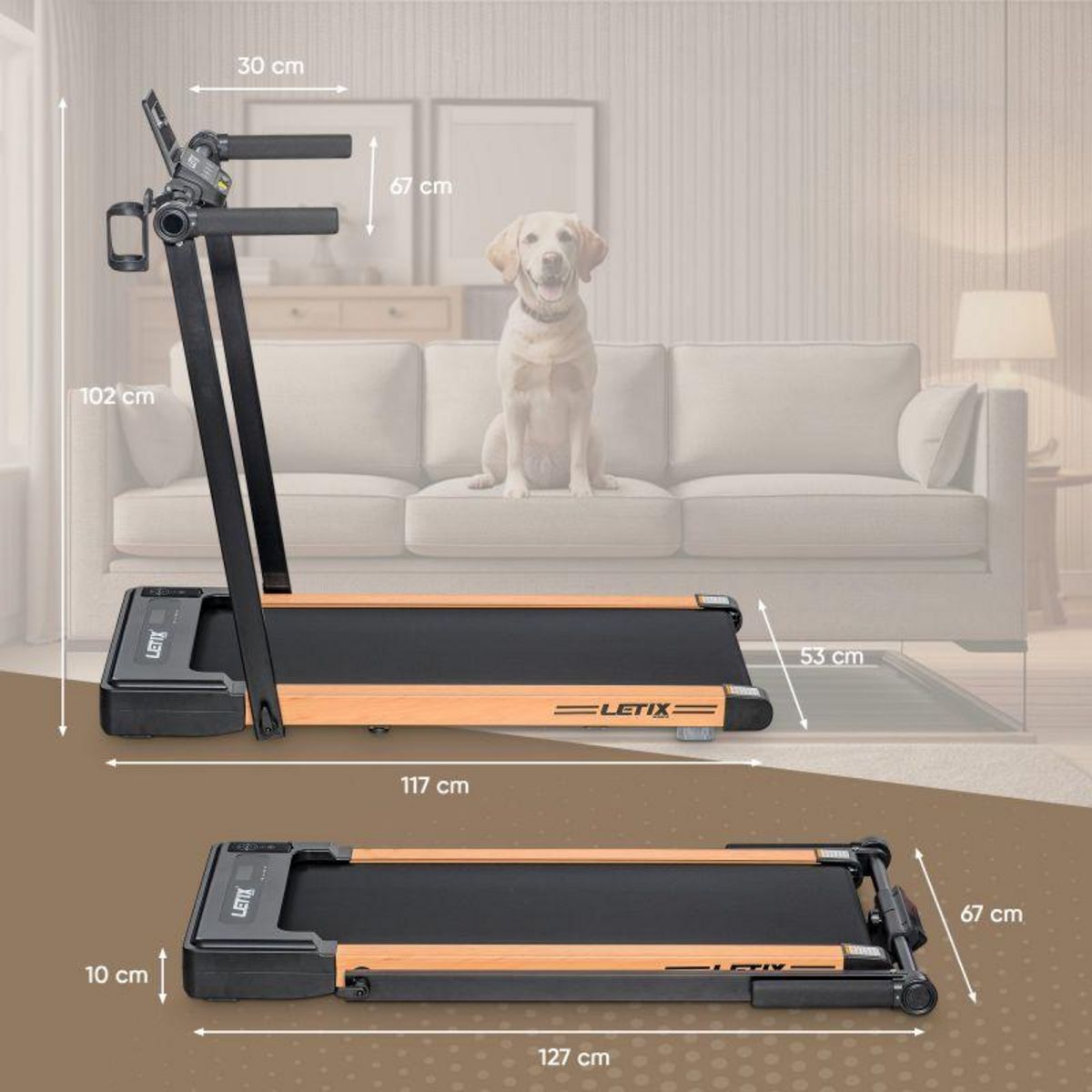 SPARRAW Tapis de course Pliable Pro - 12 KM/H- 1500W -12 programmes