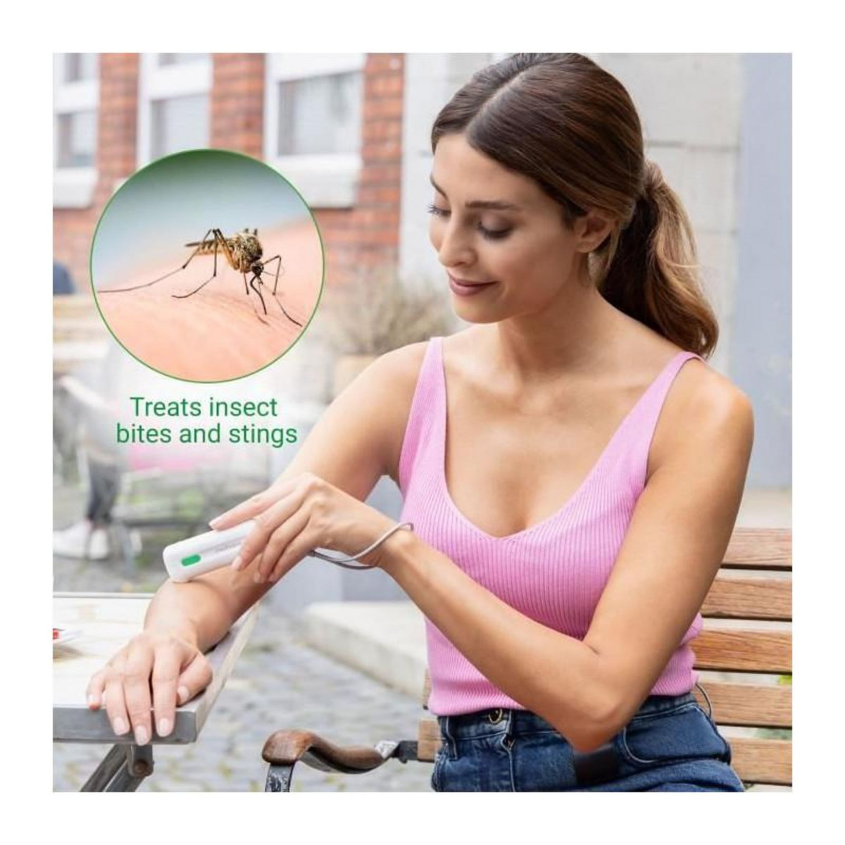 Medisana Appareil soulageant les piqûres d'insectes - Medisana IB 100 - sans produit chimique - peau sensible et normale - Garntie 3 ans