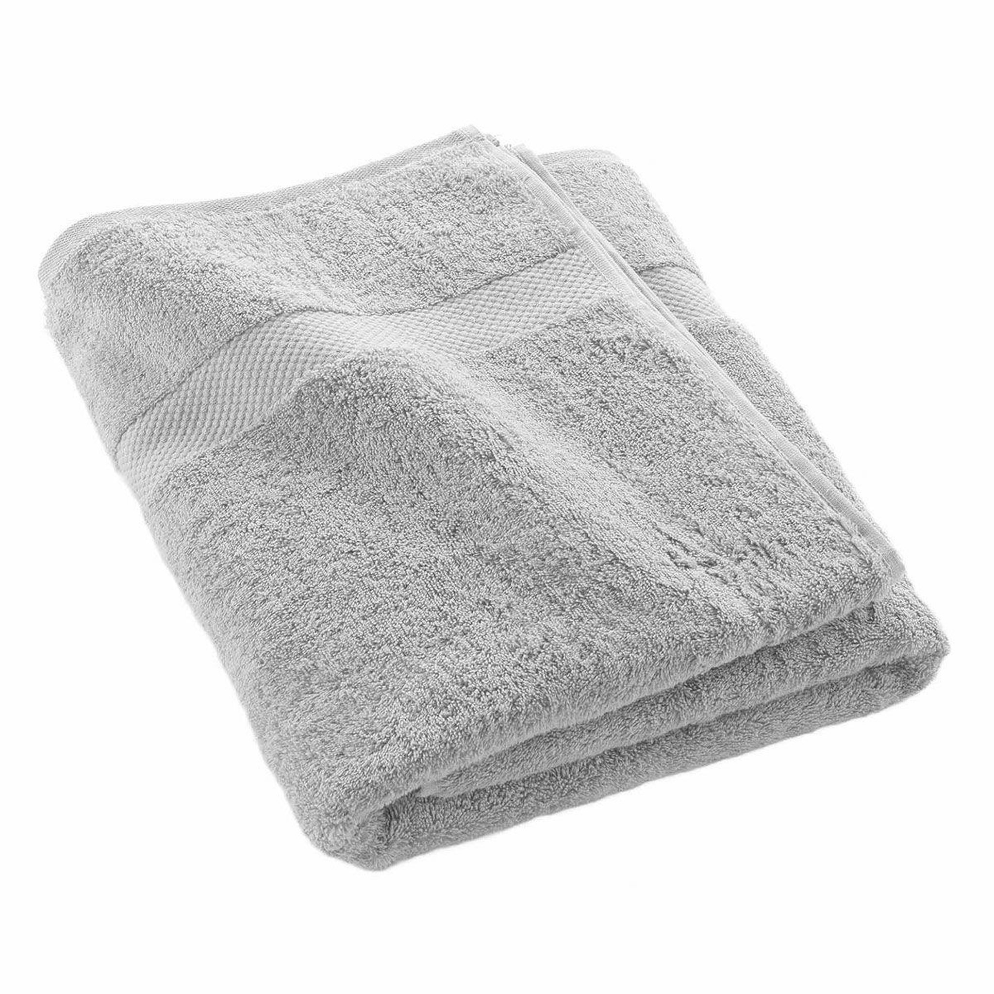 Douceur d'Intérieur Drap de bain  elegance  90x150cm gris perle