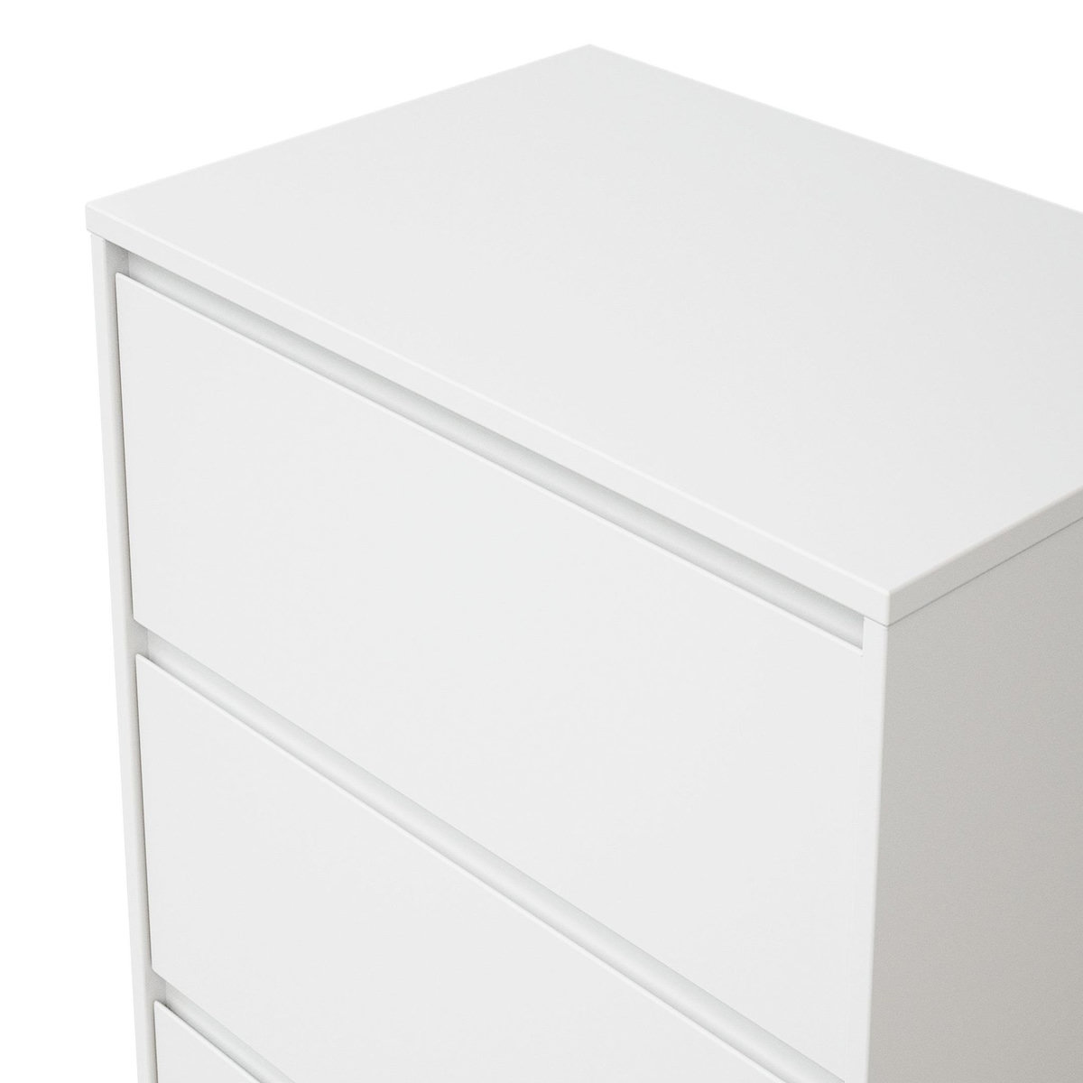 WEBABY Commode 4 tiroirs en bois