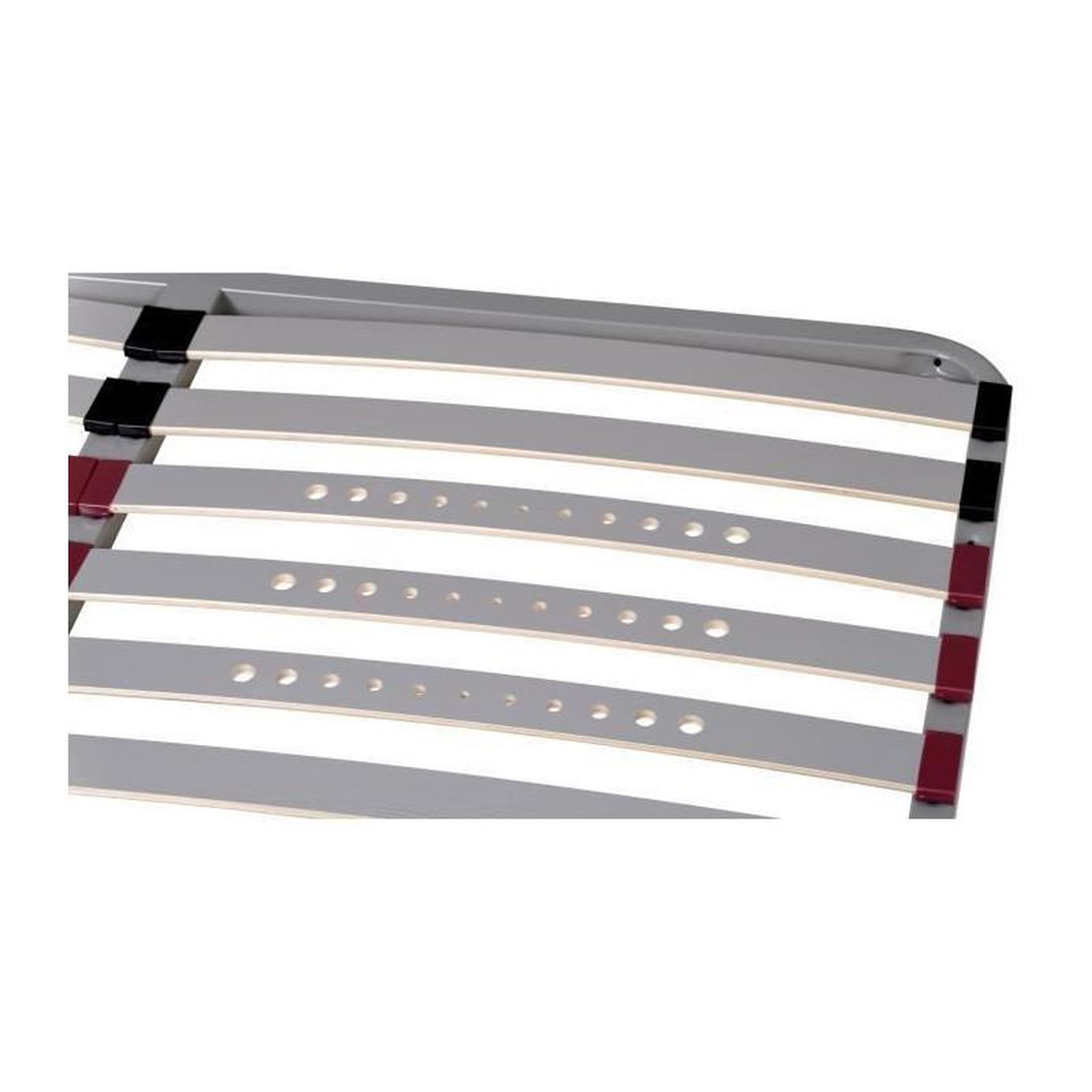 Voir la diapositive 2 : SEDAC SEDAC Sommier OPTIZONE 140 x 190 - Cadre a lattes - 5 zones de confort