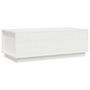 Voir la diapositive 2 : VIDAXL Table basse Blanc 100x50x35 cm Bois massif de pin
