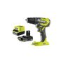 Voir la diapositive 1 : Ryobi Pack RYOBI Perceuse-visseuse à percussion R18PD5-0 - 18V One+ Brushless - 1 Batterie 2.0Ah - 1 Char