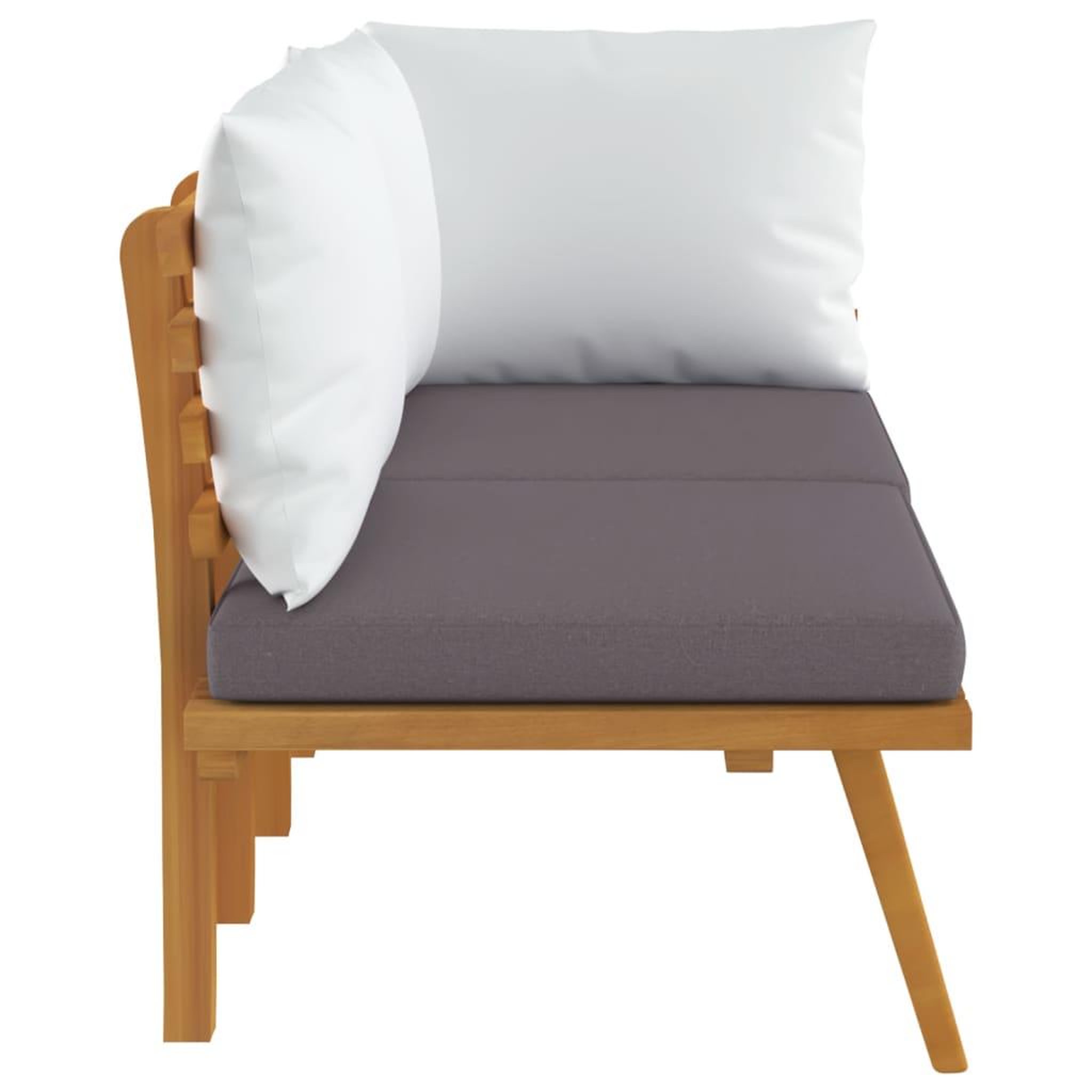 Voir la diapositive 4 : VIDAXL Salon de jardin 2 pcs avec coussins Bois d'acacia solide