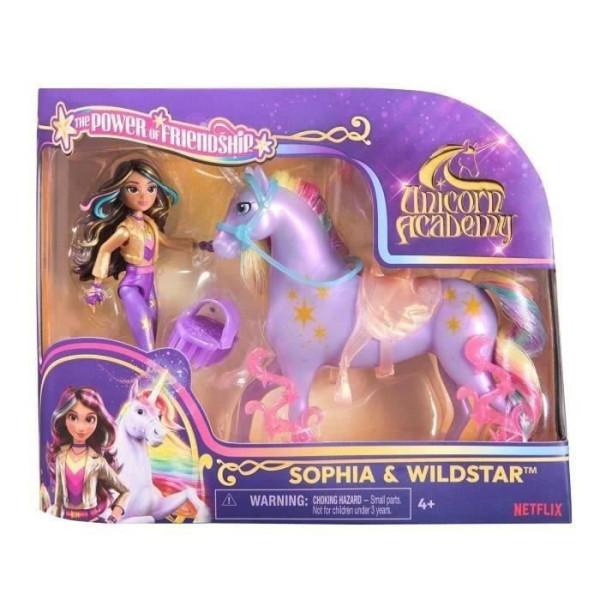 Voir la diapositive 2 : SpinMaster Unicorn Academy, Sophia  and  Wildstar Power of Friendship