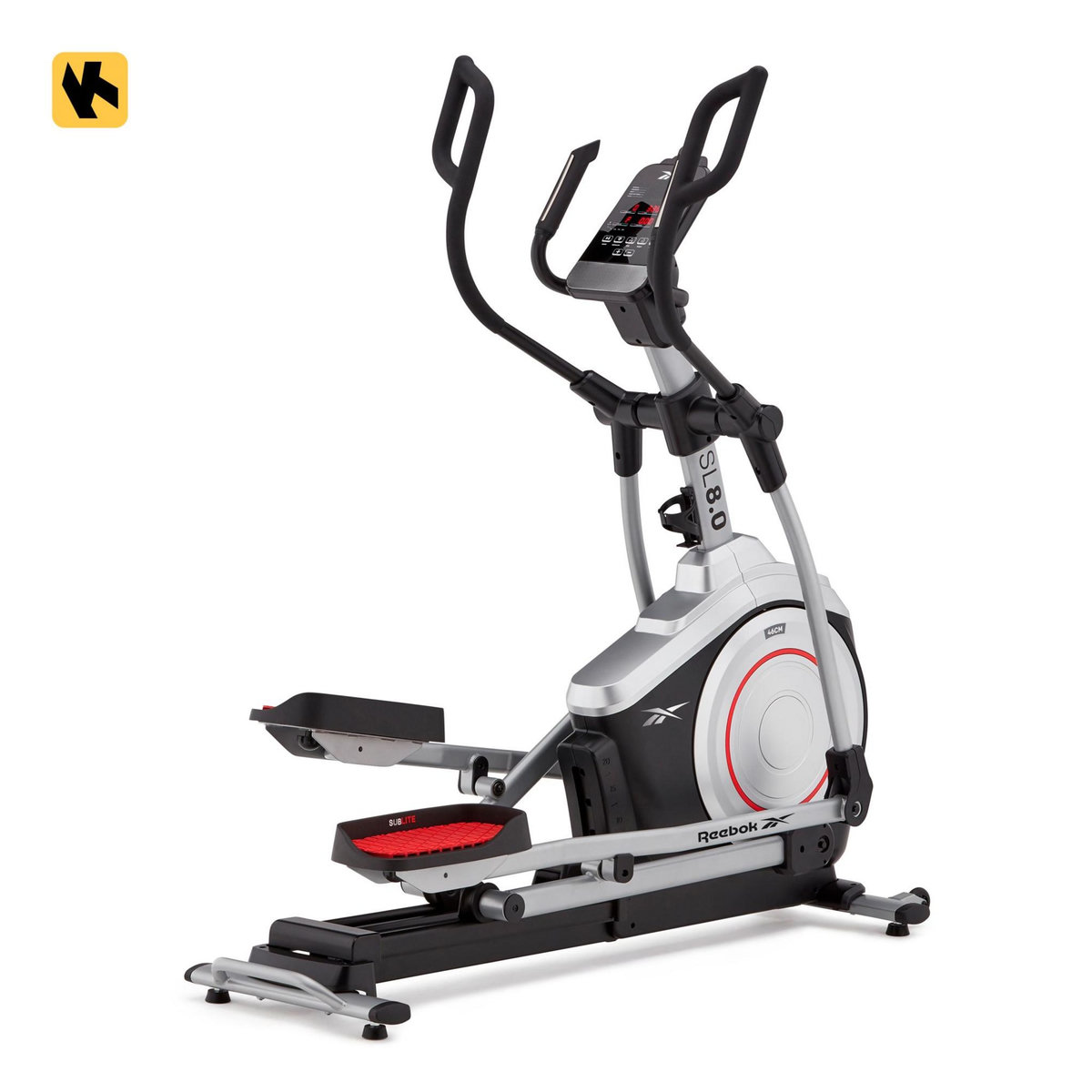 Reebok Vélo de fitness Elliptique Ergomètre - Reebok - Maison/Appartement - Modèle SL 8.0 - Roue d'inertie 9 KG - Ecran LED