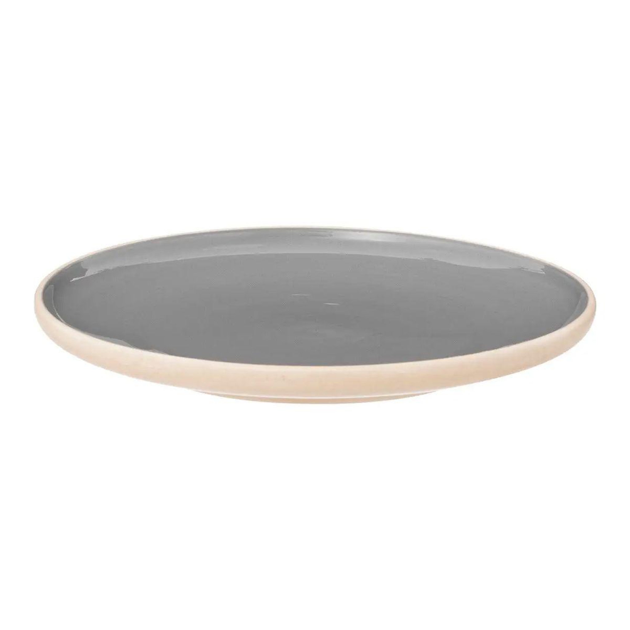 Voir la diapositive 2 : SECRET DE GOURMET Lot de 6 assiettes à dessert  asma  19cm gris