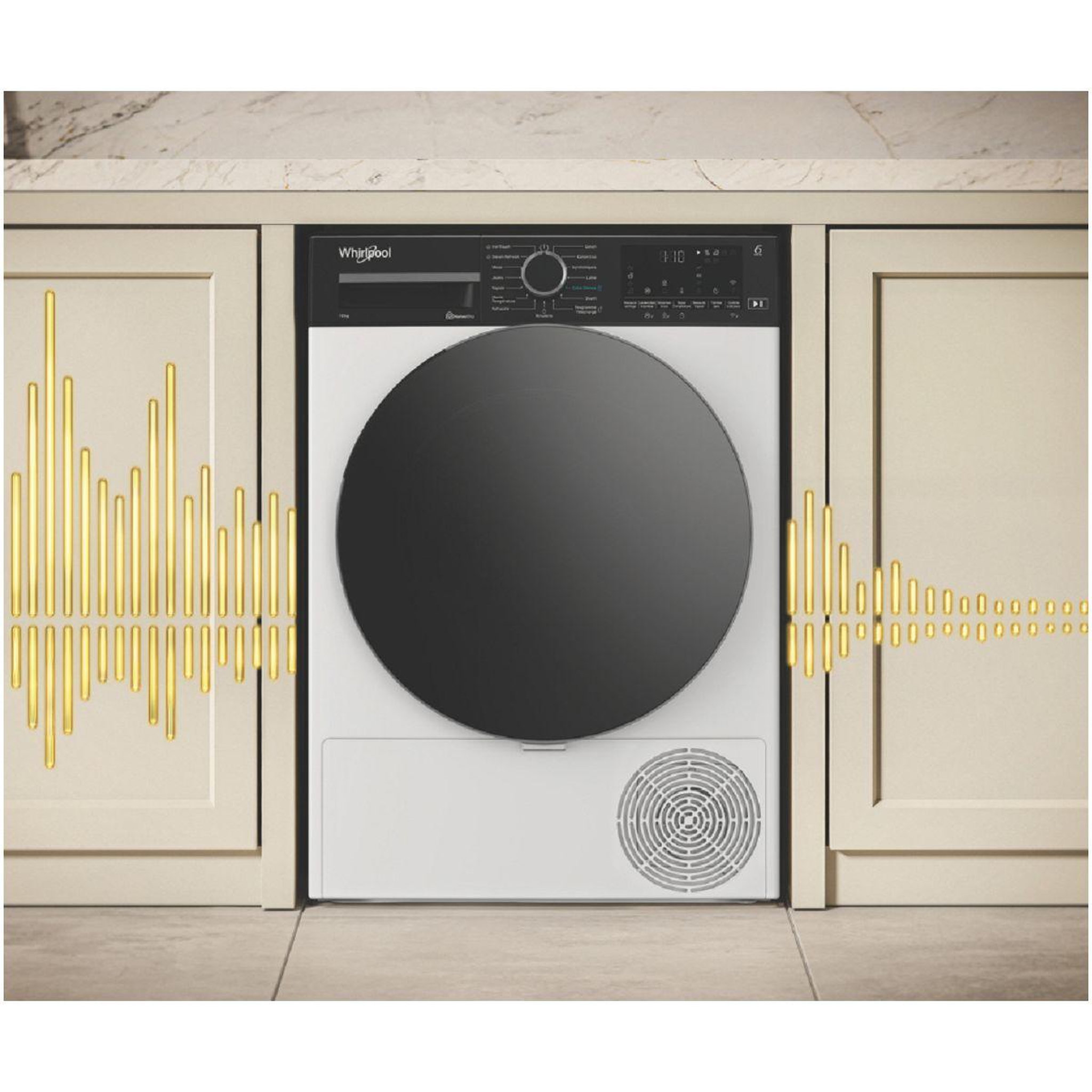 Voir la diapositive 4 : Whirlpool Sèche linge pompe à chaleur cwd104mwbsfrx