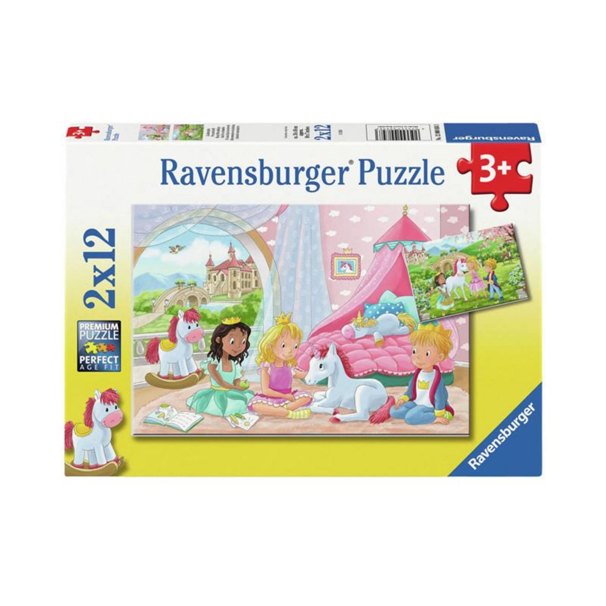 RAVENSBURGER Ravensburger - Jigsaw puzzle Prince & Princess, 2x12 pcs. 120008583
