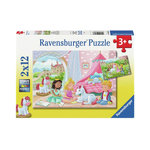 RAVENSBURGER Ravensburger - Jigsaw puzzle Prince & Princess, 2x12 pcs. 120008583