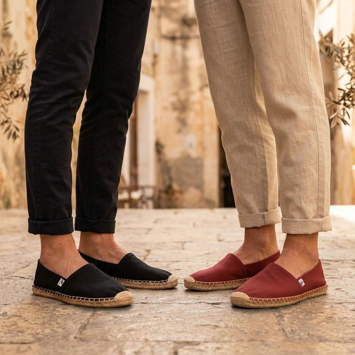 OZABI OZABI Pack 2 Paires Espadrilles Homme Semelle Corde Jute