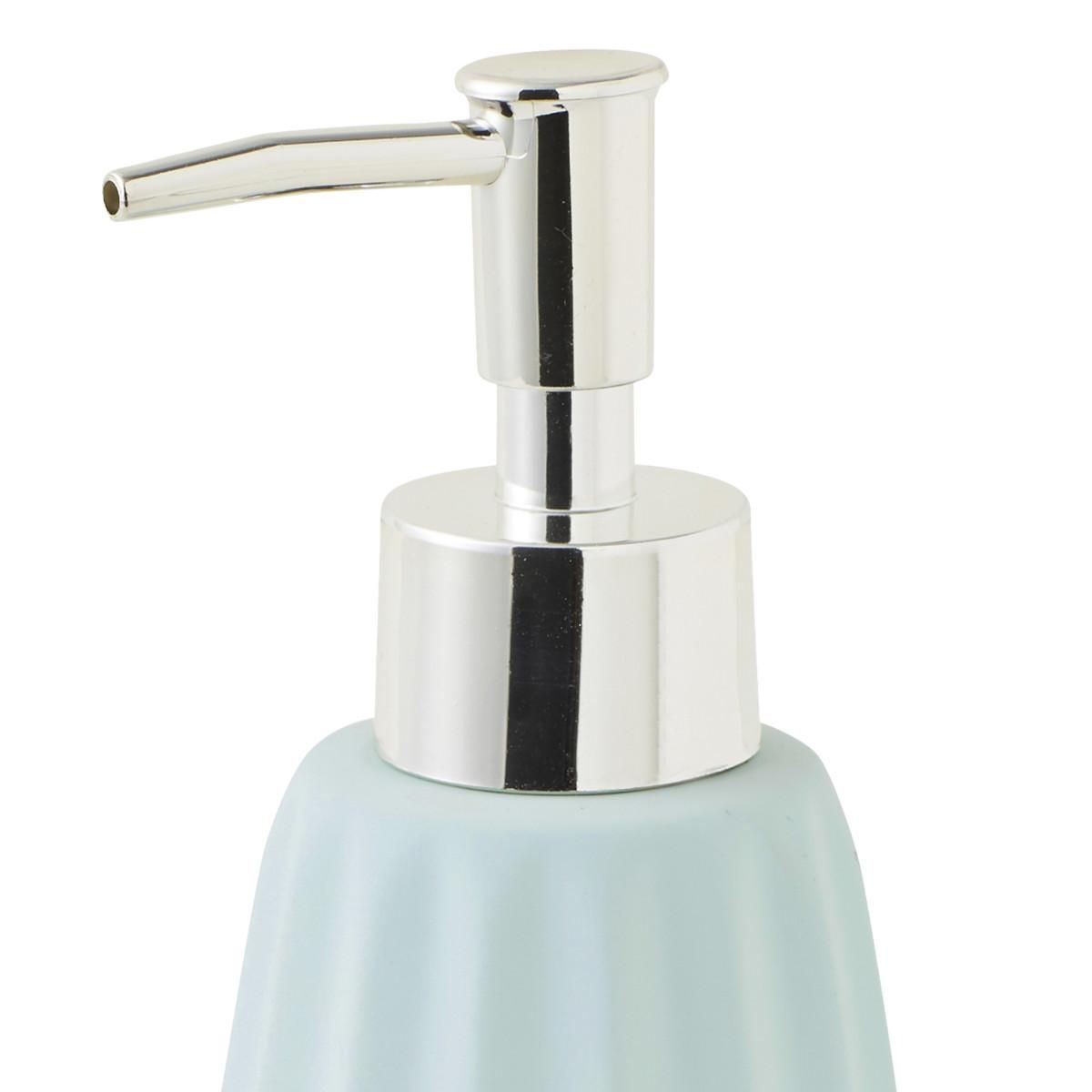 GUY LEVASSEUR Distributeur de savon en céramique FACETTE