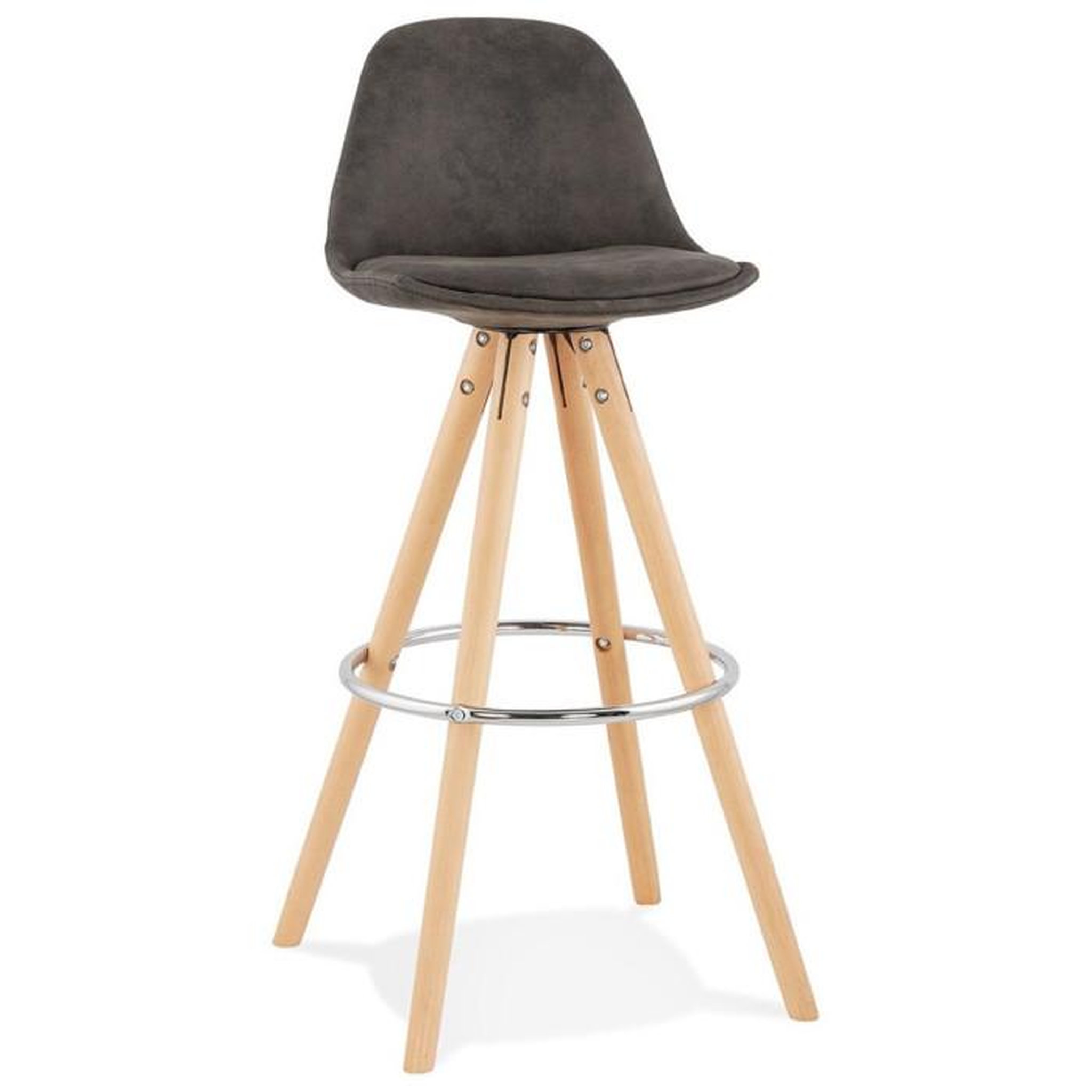 Voir la diapositive 1 : Paris Prix Tabouret de Bar  Caneo  97cm Gris & Naturel
