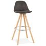 Voir la diapositive 1 : Paris Prix Tabouret de Bar  Caneo  97cm Gris & Naturel