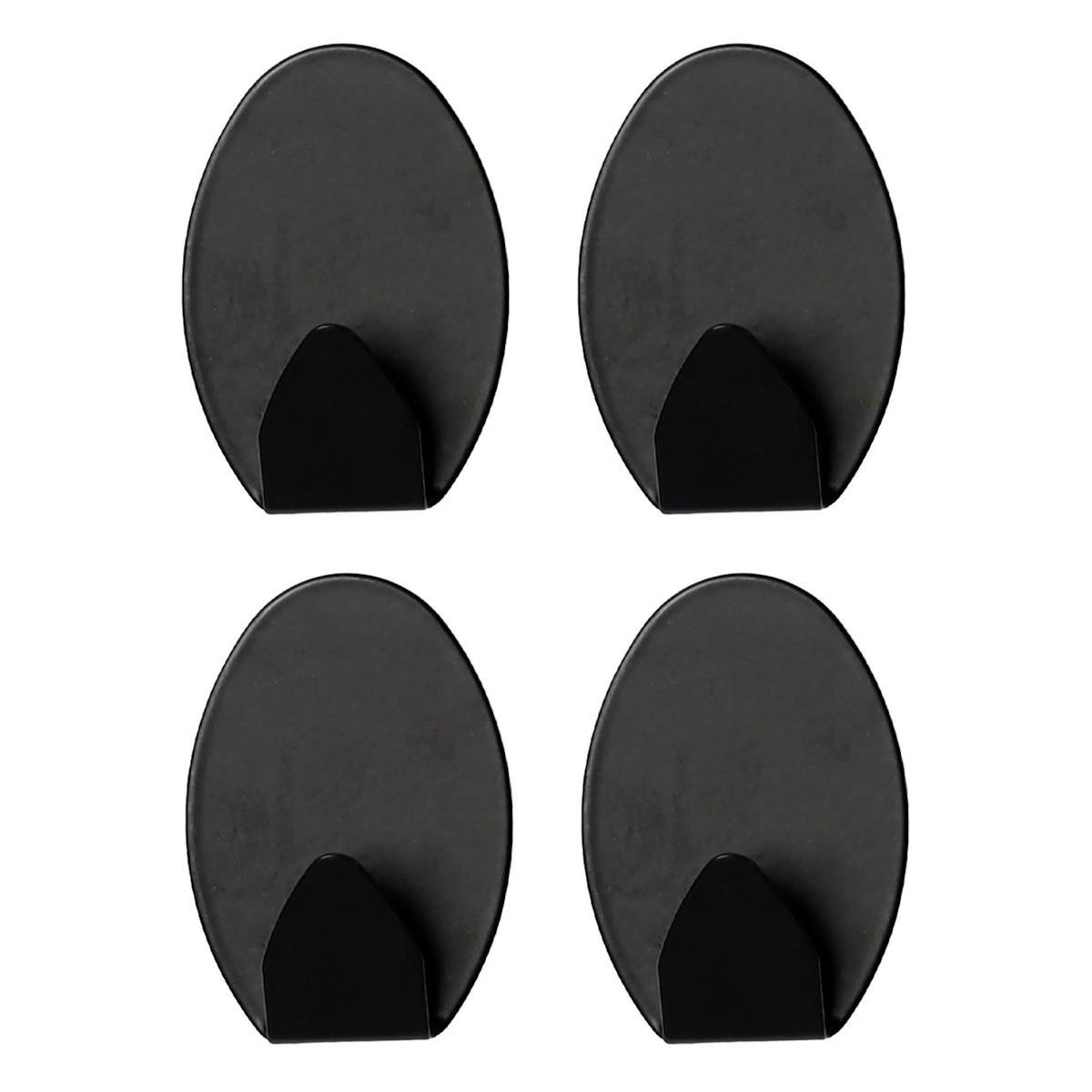 Paris Prix Lot de 4 Crochets Adhésifs  Fixeo  5cm Noir