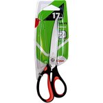 AUCHAN Paire de ciseaux bouts pointus 17cm droitier bi matière coloris aléatoire