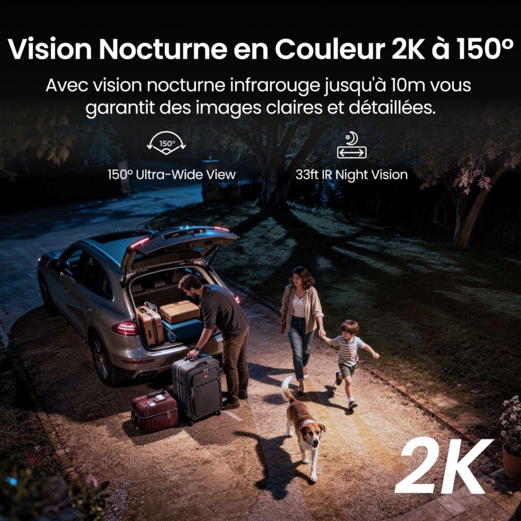 Voir la diapositive 5 : REOLINK Caméra de surveillance F310B Floodlight solaire
