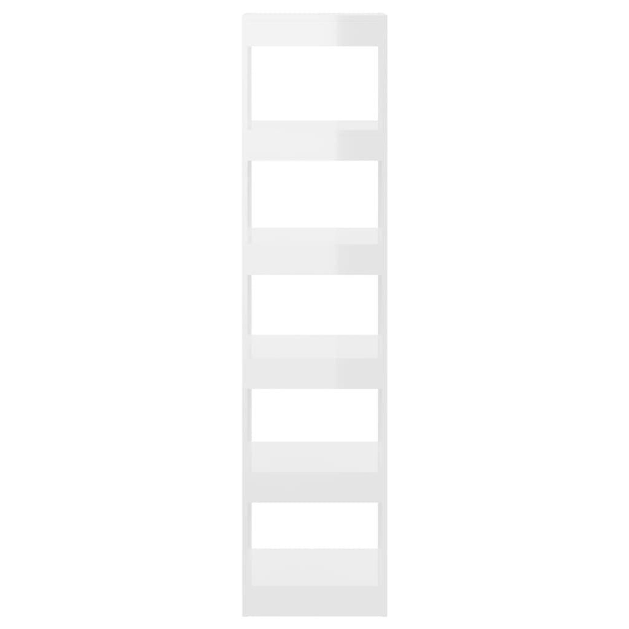 Voir la diapositive 3 : VIDAXL Bibliotheque/Separateur de piece Blanc brillant 40x30x166 cm