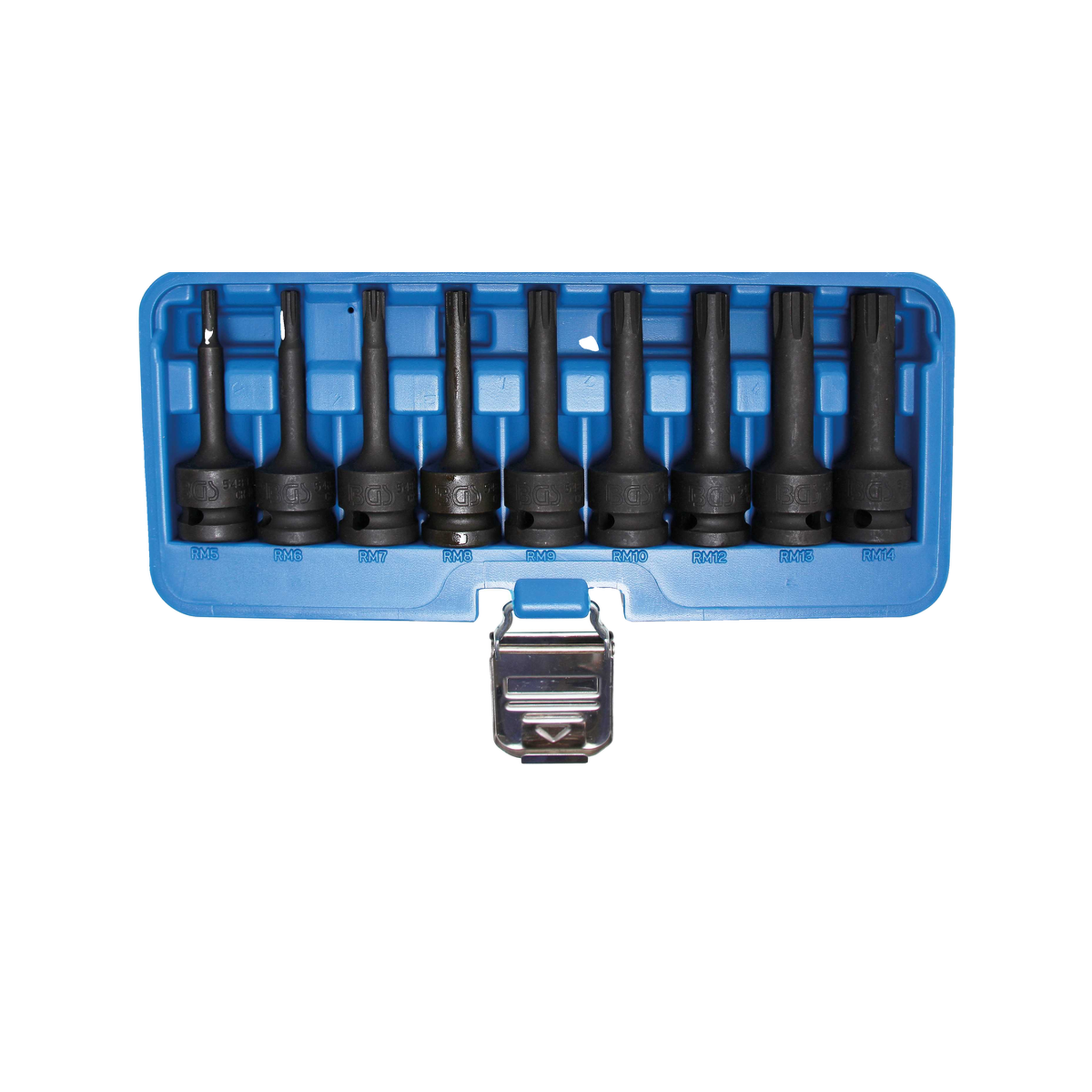 TECHNIC Jeu de douilles bgs technic 5483 profil nervuré 9 pièces