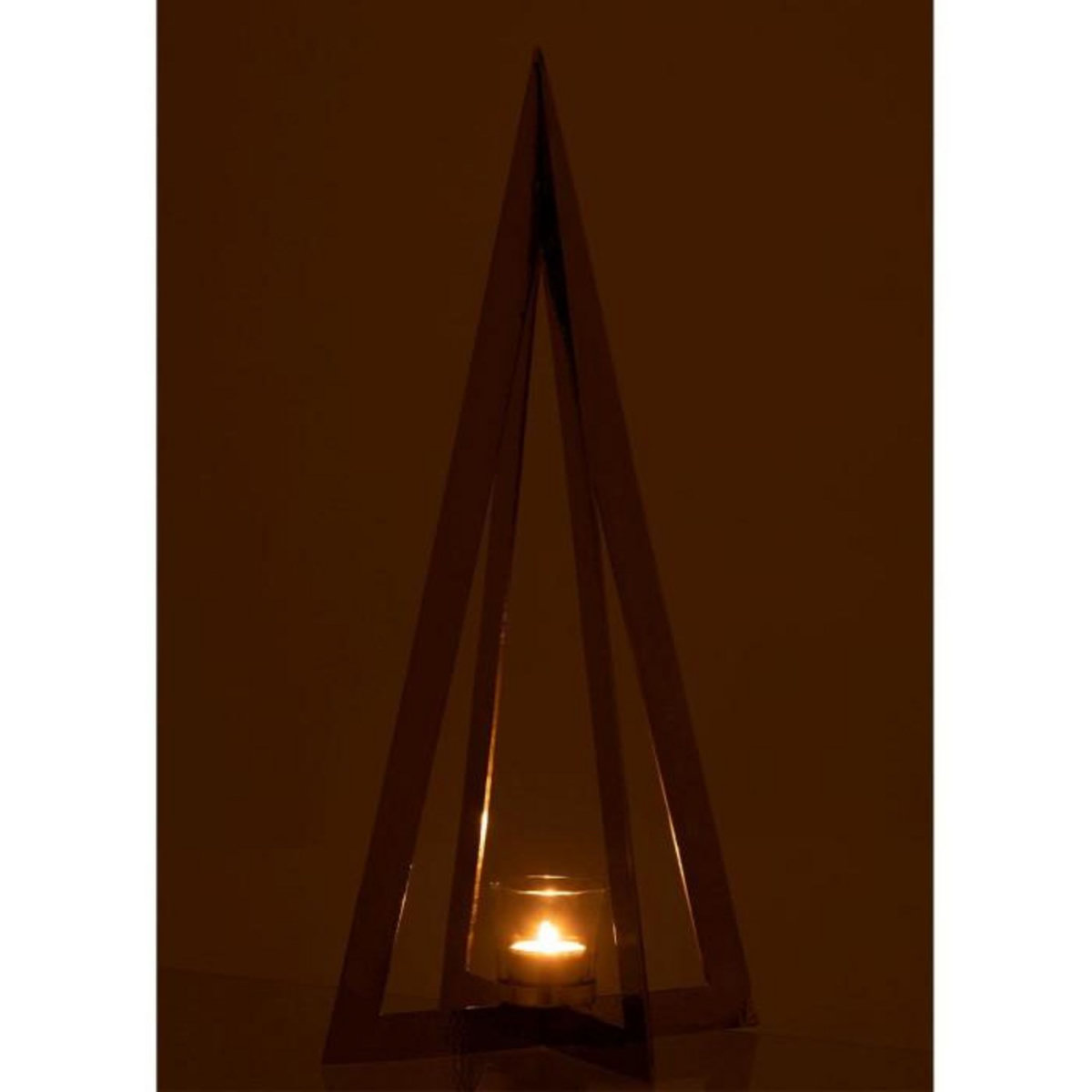 Paris Prix Photophore en Métal Design  Arbre  58cm Argent