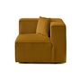 Voir la diapositive 6 : LISA DESIGN Arty - module d'assise gauche - en velours côtelé