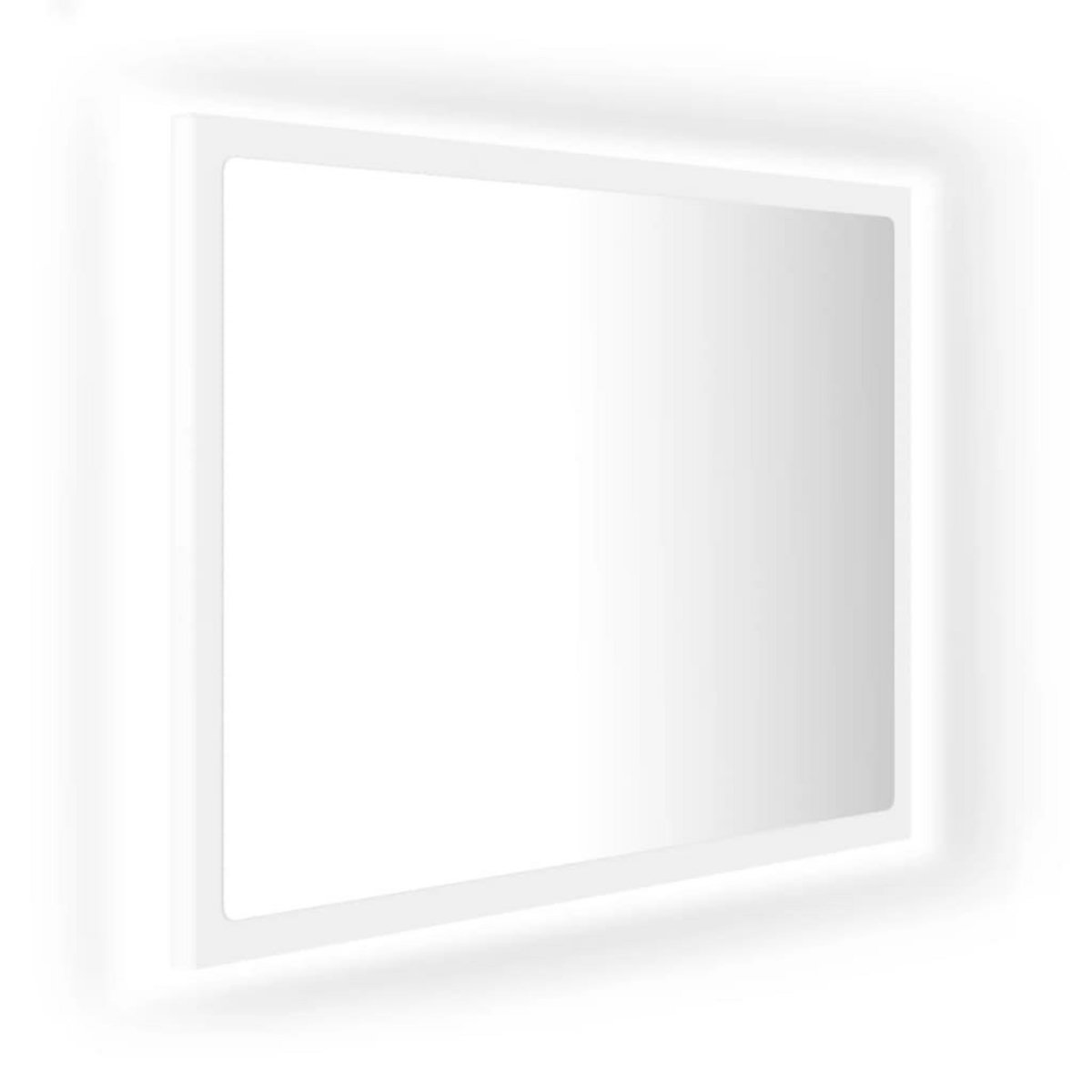 VIDAXL Miroir a LED de salle de bain Blanc 60x8,5x37 cm Acrylique