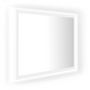 Voir la diapositive 2 : VIDAXL Miroir a LED de salle de bain Blanc 60x8,5x37 cm Acrylique