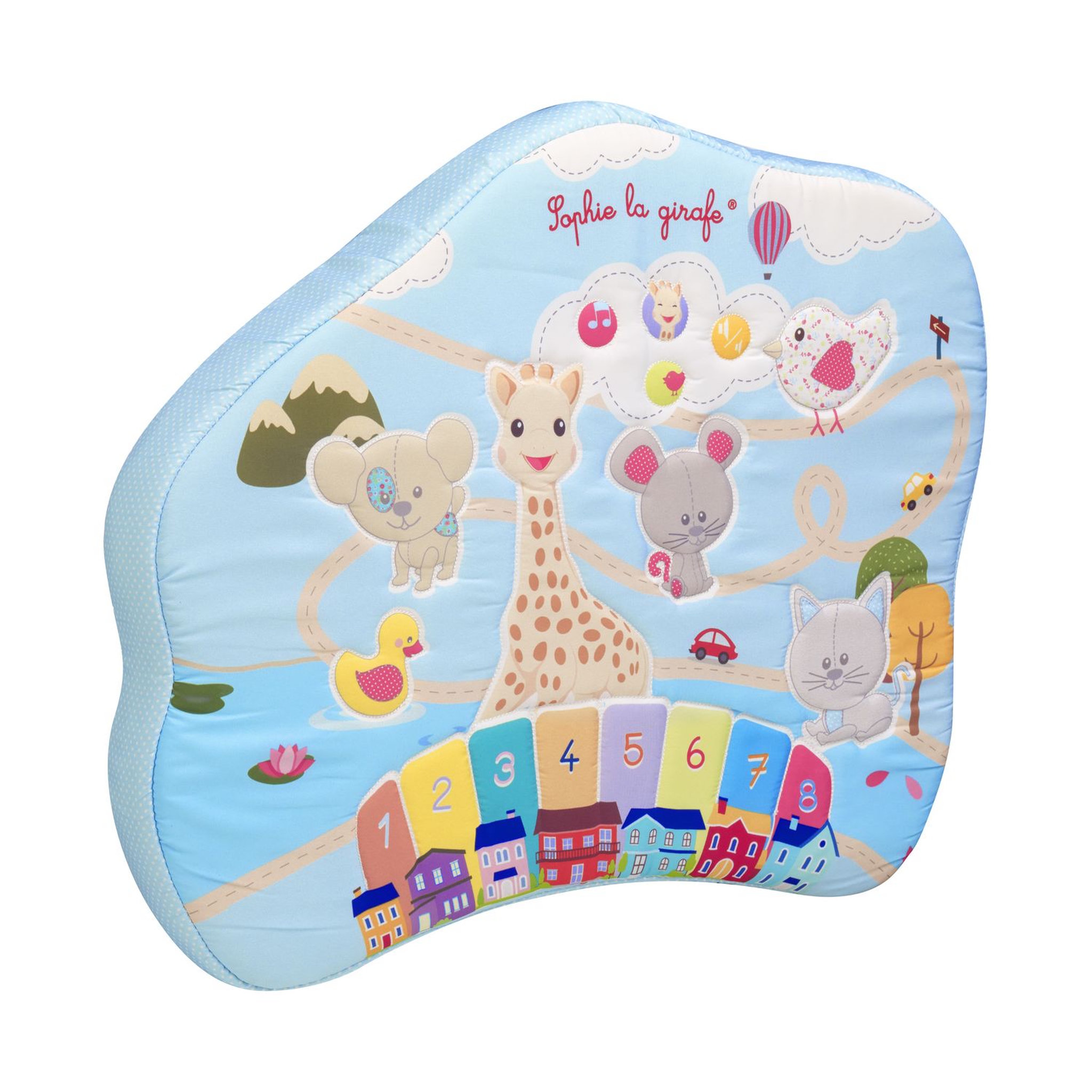 Voir la diapositive 1 : VULLI Table d'activité - Touch & Play bord Sophie la Girafe 