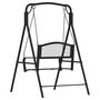 Voir la diapositive 5 : VIDAXL Balancelle 124 cm Noir Acier