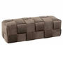 Voir la diapositive 1 : Paris Prix Pouf Design  3 Personnes  120cm Gris Foncé