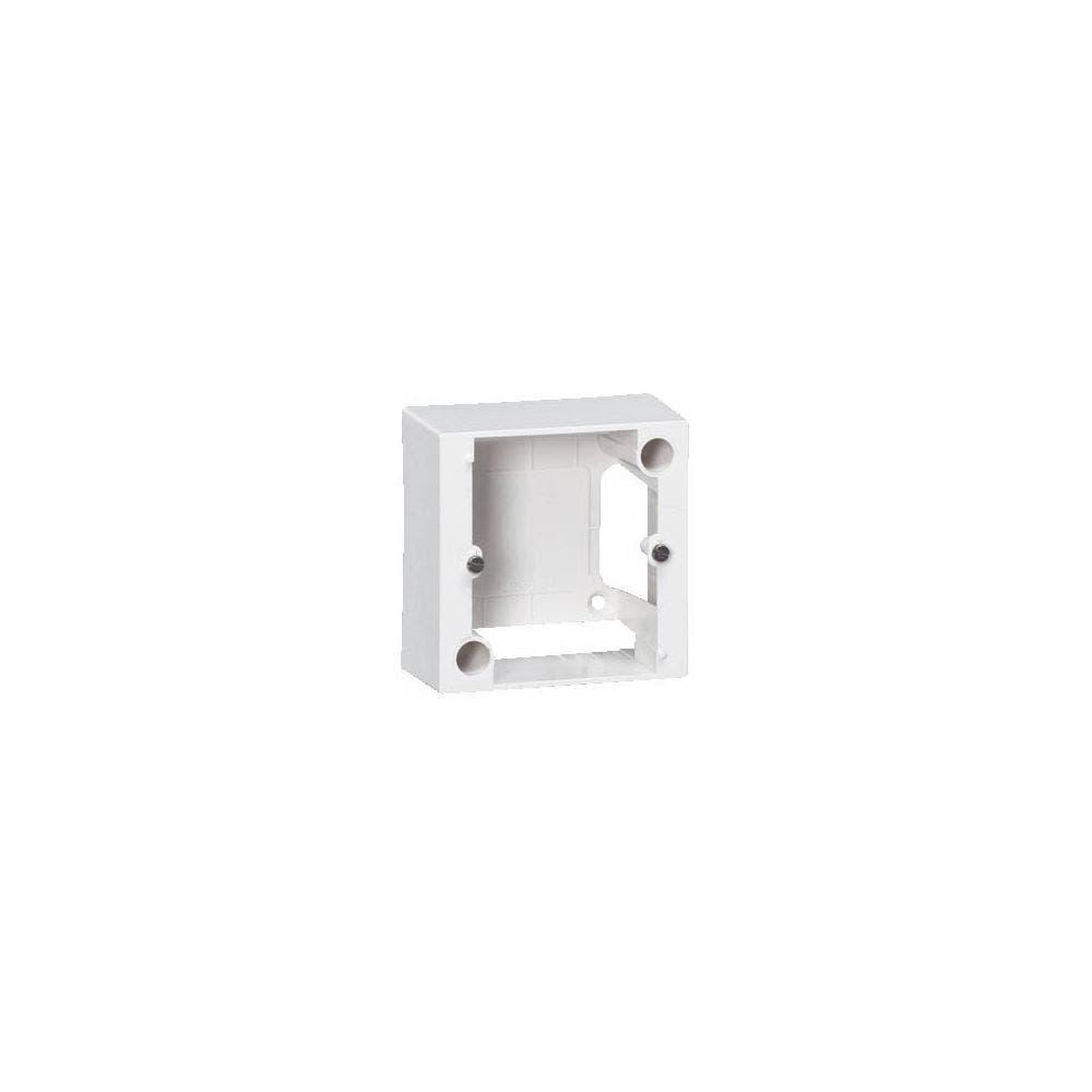 Legrand Cadre saillie 1 poste pour montage prise 80x80mm 82x82x40mm ivoire