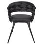 Voir la diapositive 5 : The Home Deco Factory Lot de 2 chaises assise tressée LUND