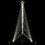 VIDAXL Sapin de Noël a LED 615 LED blanc froid 404,5 cm