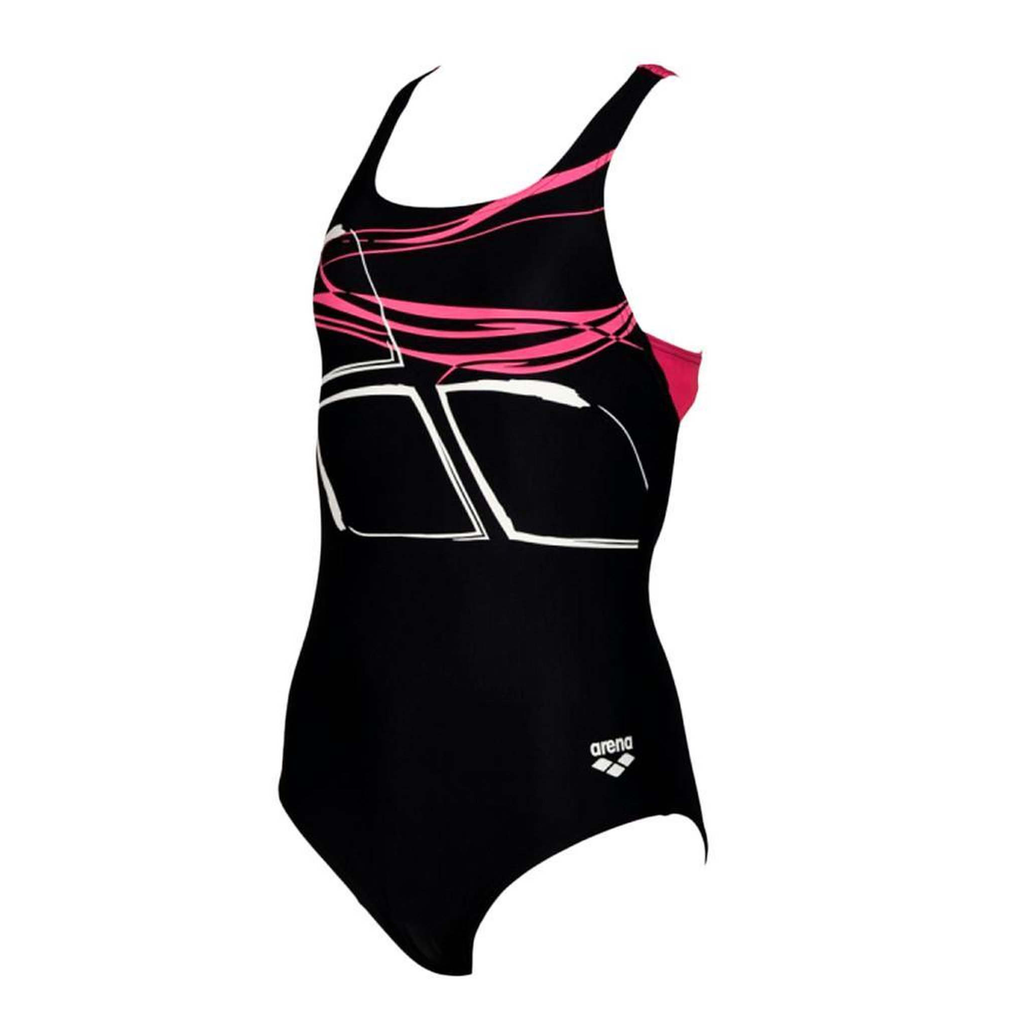 Voir la diapositive 1 : ARENA Maillot de bain 1 pièce Noir Fille Arena Pro Logo