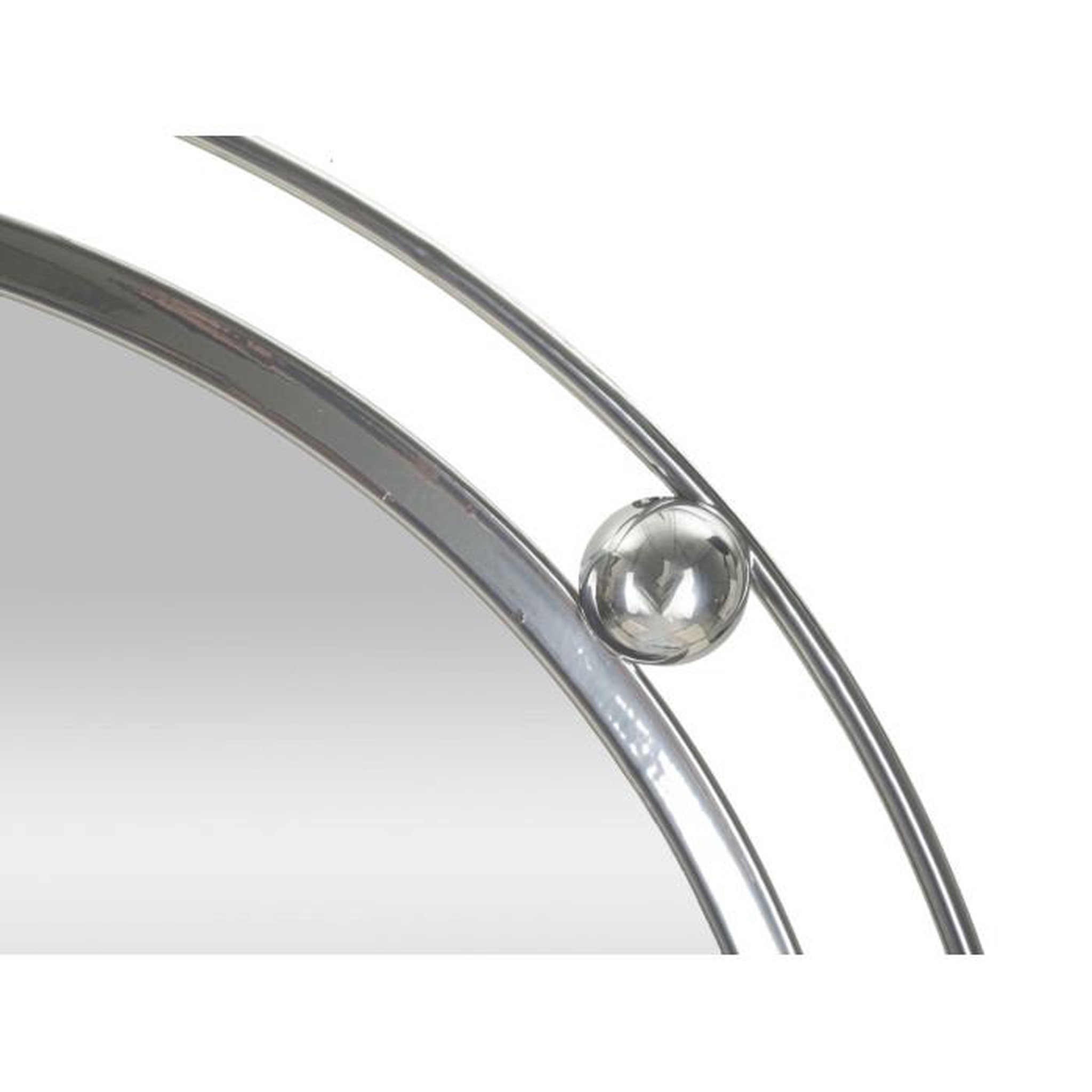 Voir la diapositive 3 : Paris Prix Miroir Mural Design  Kandi  85cm Argent