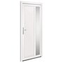 Voir la diapositive 2 : VIDAXL Porte d'entree Blanc 98x208 cm PVC