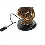 Voir la diapositive 4 : MARKET24 Lampe de bureau DKD Home Decor Noir Doré Polyester Résine Africaine (31 x 31 x 58 cm)