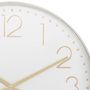 Voir la diapositive 3 : ATMOSPHERA Horloge Murale Design  Laure  50cm Doré
