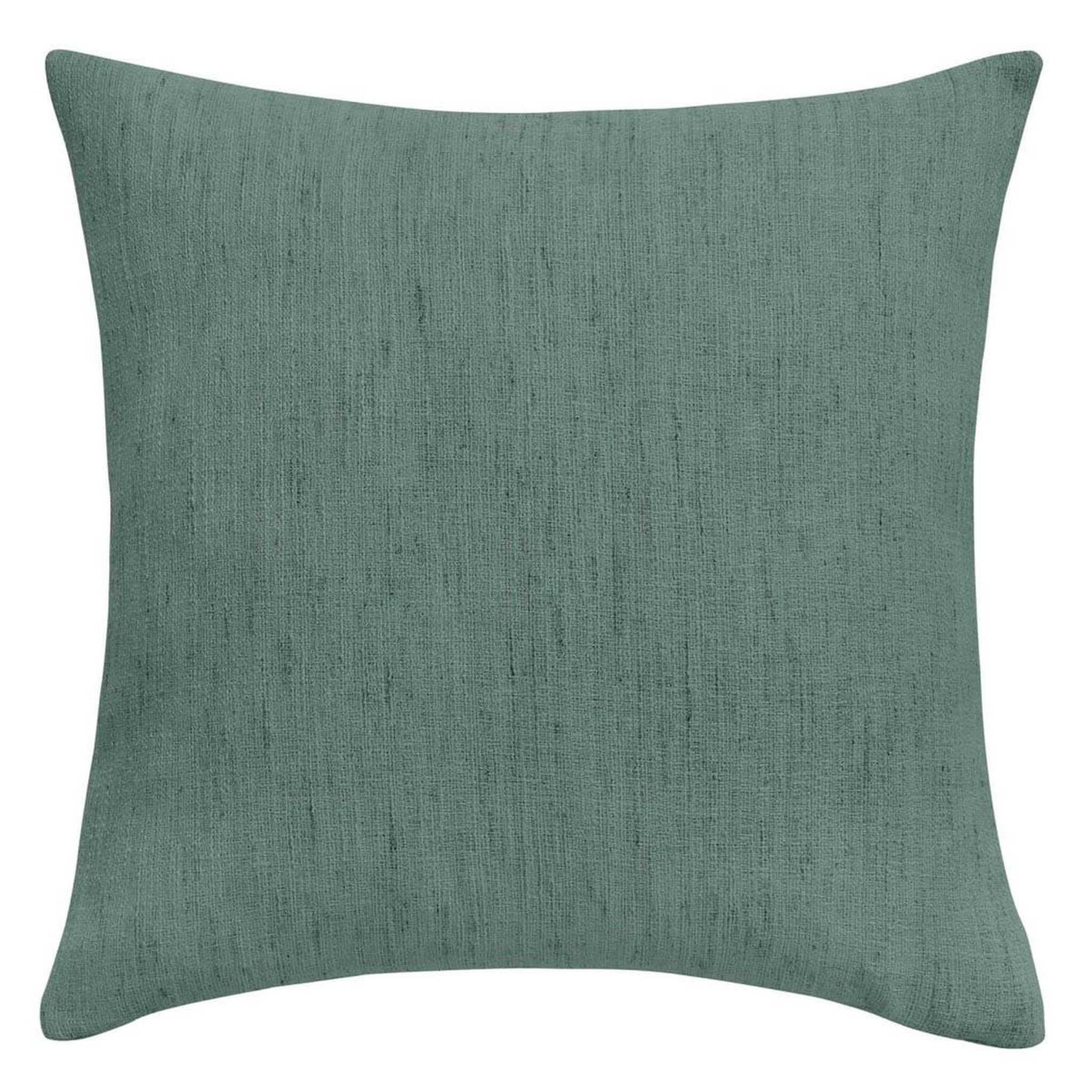 Douceur d'Intérieur Coussin effet lin tissé  nando  45x45cm vert cèdre