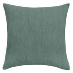 Paris Prix Coussin Effet Lin Tissé  Nando  45x45cm Vert Cèdre
