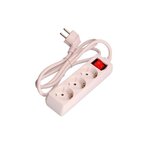 EDM Bloc EDM - 3 prises avec interrupteur - 16A - 3m - 41043