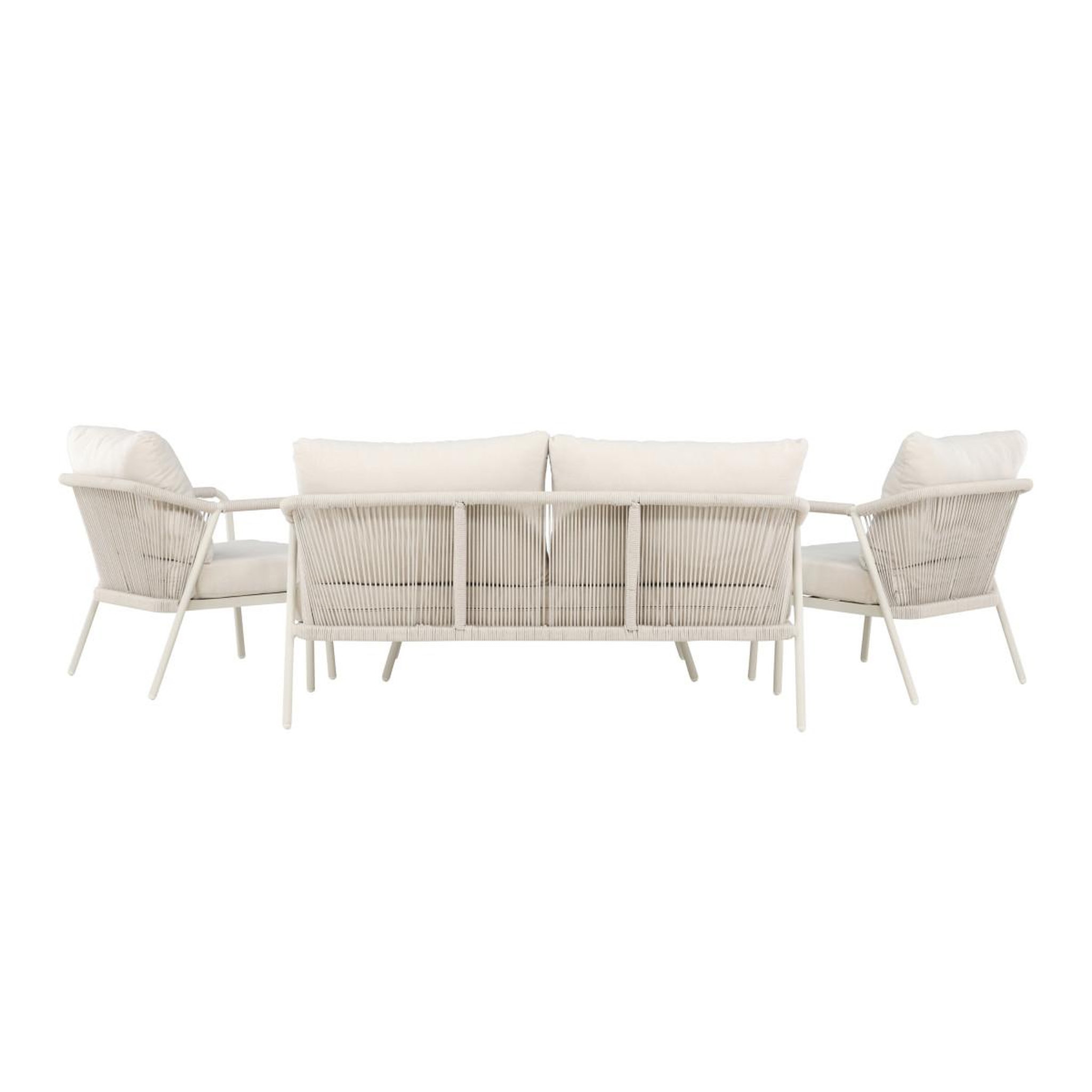 Voir la diapositive 6 : Paris Prix Salon de jardin 4 places  sicily  160cm beige