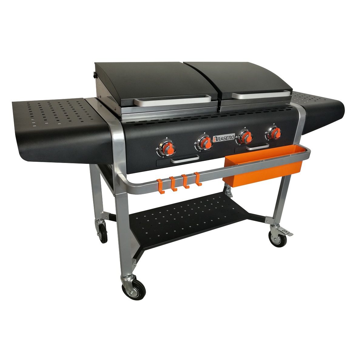 BRASERO Plancha gaz fonction plaque grille MARGAUX