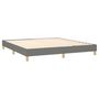 Voir la diapositive 5 : VIDAXL Sommier a lattes de lit et matelas et LED Gris fonce 180x200 cm