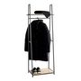 Voir la diapositive 4 : Paris Prix Portant à Vêtements Design  Miranda  166cm Chêne & Noir
