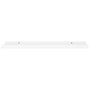 Voir la diapositive 4 : VIDAXL Etageres a rebord pour cadre photo 2 pcs Blanc 60x9x3 cm MDF