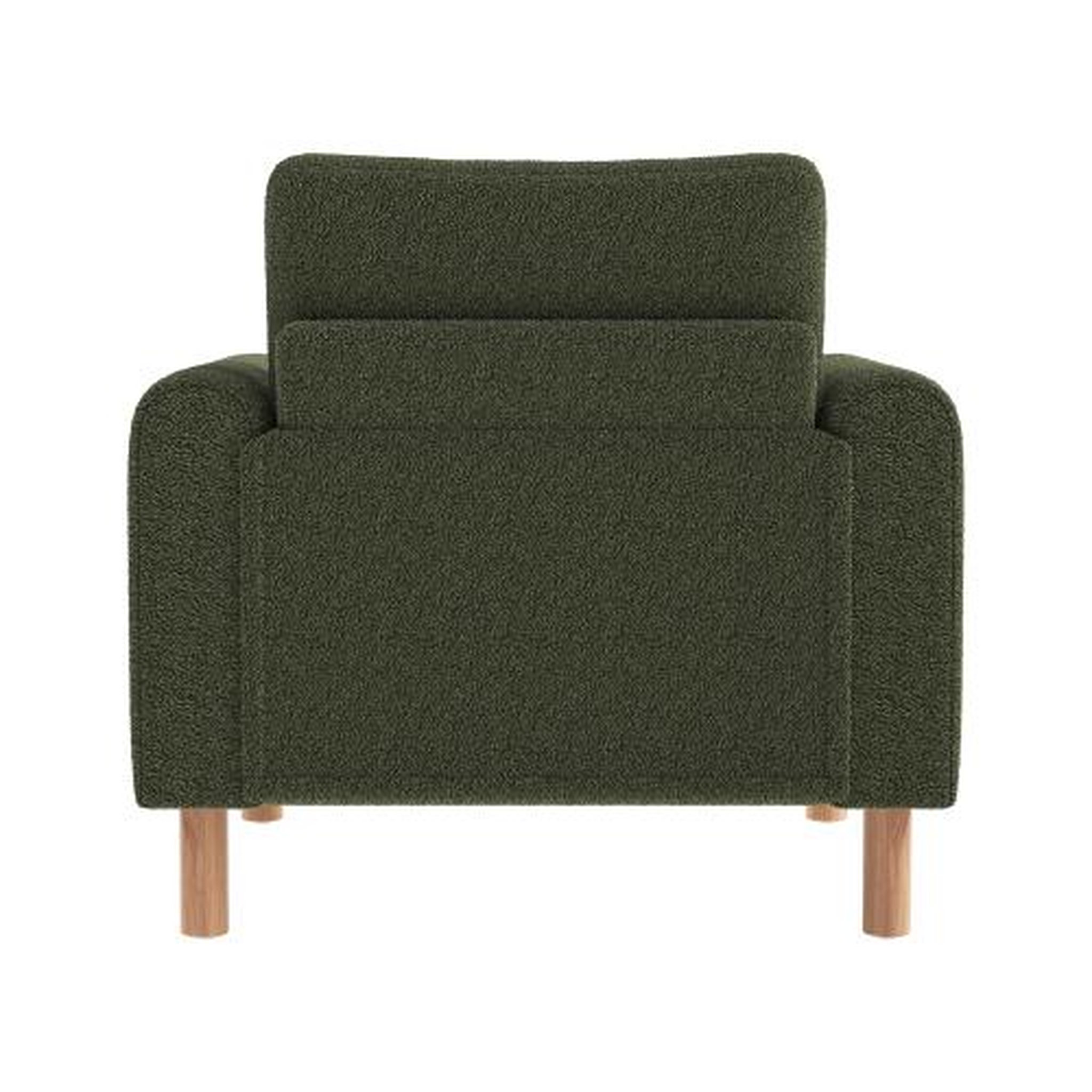 Voir la diapositive 6 : MERAX Fauteuil avec pieds bois