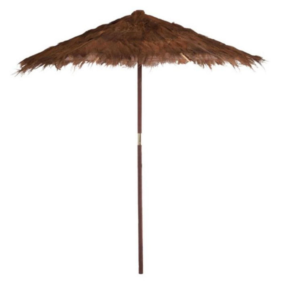 Paris Prix Parasol en Bois  Cocotier  250cm Marron