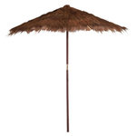 Paris Prix Parasol en Bois  Cocotier  250cm Marron
