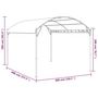 Voir la diapositive 6 : VIDAXL Auvent de parasol 3 x 4 m Anthracite